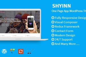 Shyinn (v1.4) One Page App WordPress Theme