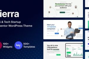 Sierra (v1.6) SaaS & Tech Startup Elementor WordPress Theme