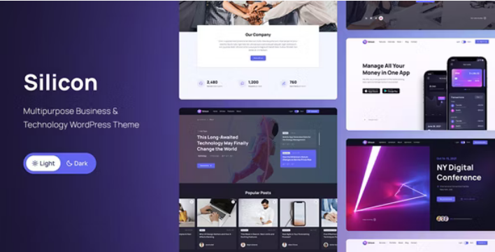 Silicon (v1.6.7) Multipurpose Technology WordPress Theme