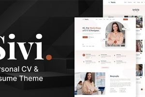 Sivi v1.4 Personal CV/Resume Theme
