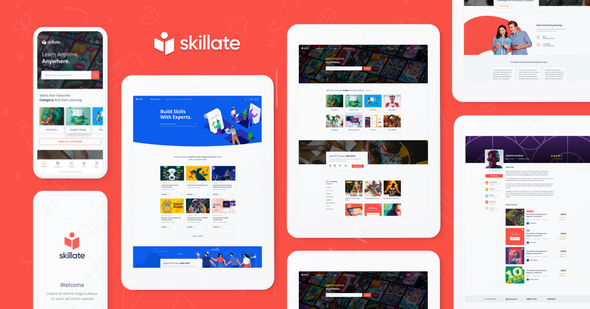 [Fixed*] Skillate v1.3.2 WordPress eLearning Theme [Activated]