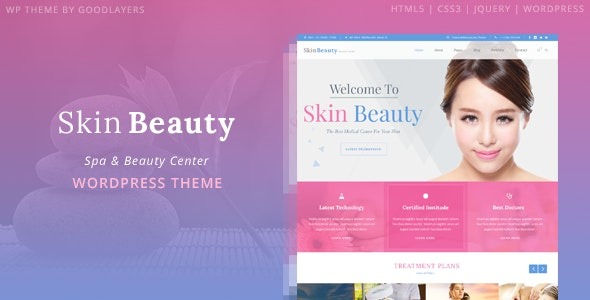 Skin Beauty v1.3.5 Beauty | Spa | Salon WordPress Theme