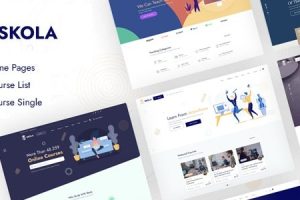 Skola (v1.0.30) LMS Online Courses WordPress Theme