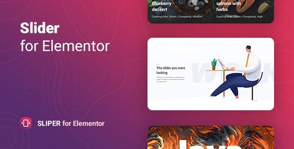 Sliper v1.0.9 Full-screen Slider for Elementor