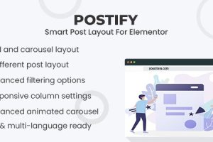 Postify v1.0.0 Smart Post Layout for Elementor