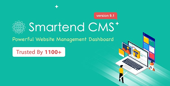SmartEnd CMS v10.0.3 Laravel admin dashboard