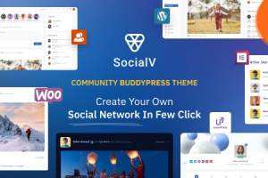 SocialV (v2.0.16) Social Network and Community BuddyPress Theme [NFIX]