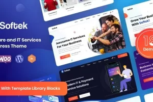 Softek (v3.0.5) Software & IT Solutions WordPress Theme