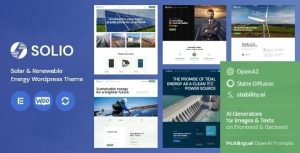 Solio v2.0 Solar & Renewable Energy WordPress Theme