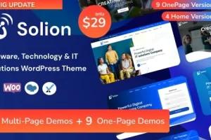 Solion - IT 解决方案和服务 WordPress 2.1