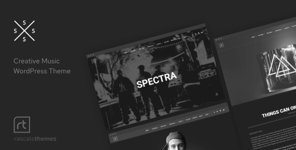 Spectra (v2.5.4) Continuous Music Playback WordPress Theme