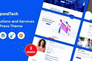 SpondTech (v1.0.9) IT Solutions And Services WordPress Theme