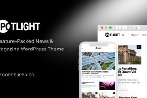 Spotlight v1.7.7 Feature-Packed News & Magazine WordPress Theme [Activated]