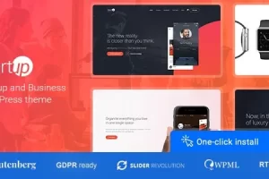 Startup Company v1.2.6 WordPress Theme for Business & Technology