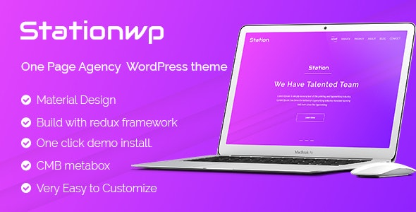 StationWP v1.2 Agency WordPress theme