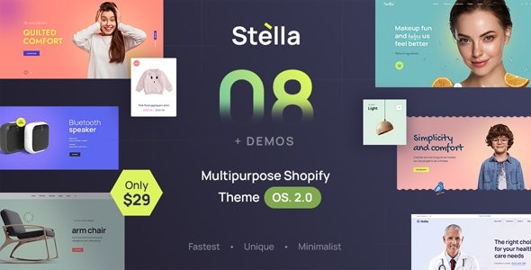Stella (v3.0.2) Multipurpose Shopify Theme OS 2.0 – RTL Support