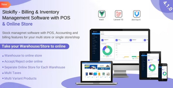 [Fixed*] Stockifly (v4.2.0) Billing & Inventory Management with POS and Online Shop