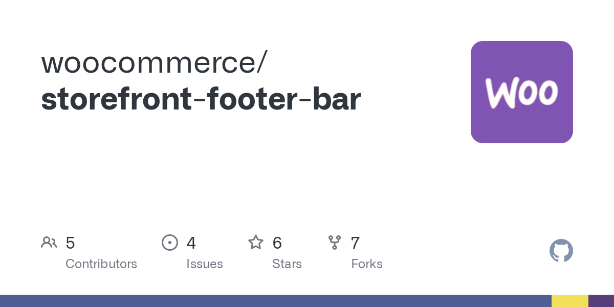 Storefront Footer Bar v1.0.4