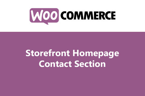 Storefront Homepage Contact Section v1.0.5