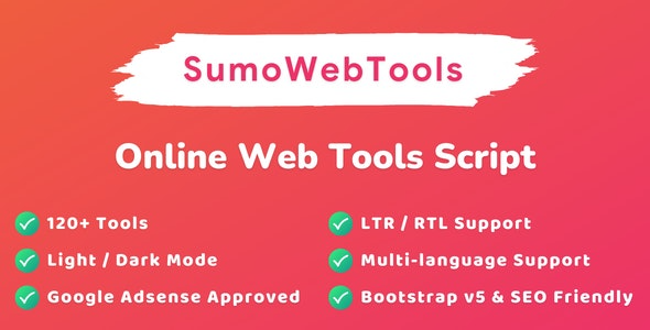 SumoWebTools v2.0.3 Online Web Tools Script [Activated]