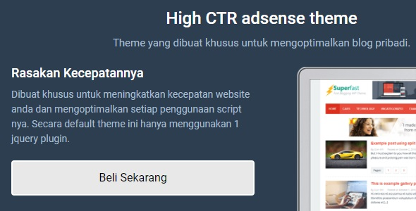 Superfast v2.1.3 High CTR Adsense WordPress Theme