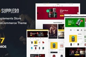Supplero v1.4.5 Supplement Store WooCommerce Theme
