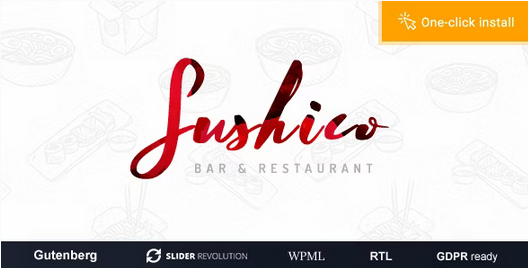Sushico v1.1.3 Sushi and Asian Food Restaurant Theme
