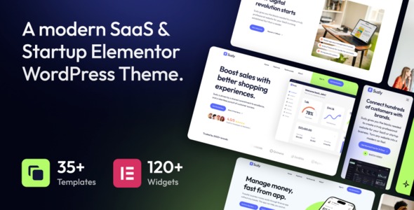Suzly (v1.0.1) SaaS & Startup Elementor WordPress Theme