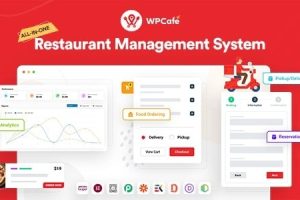 WP Cafe PRO v2.2.27 + Free v2.2.28 Table Reservation, Food Menu & Online Food Ordering for WooCommerce (Activated**)