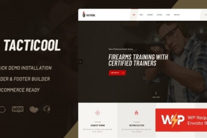 Tacticool (v1.0.12) Shooting Range & Gun Store WordPress Theme