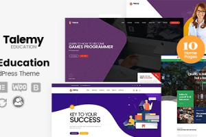 Talemy (v1.2.25) LMS Education WordPress Theme