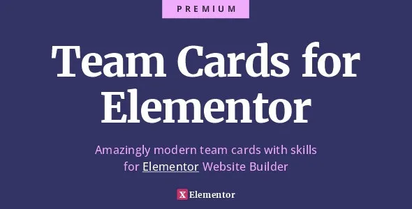 Team Cards for Elementor v1.0.0 Ultimate Team and Skills Widget Cards