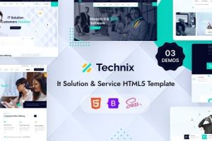 Technix (v1.0.6) Technology & IT Solutions WordPress Theme