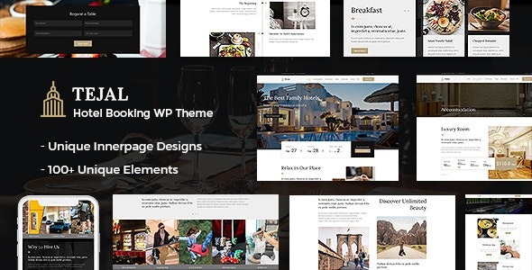 Tejal v2.4 – WordPress Hotel Booking Theme #