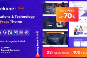 Tekone (v1.1.9) IT Solutions & Technology WordPress Theme