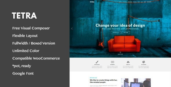 Tetra v1.2.1 Digital Marketing Landing Pages WordPress Theme