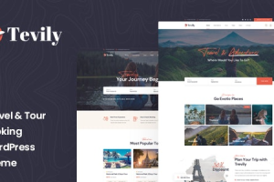 Tevily (v1.2.7) Travel & Tour Booking WordPress Theme