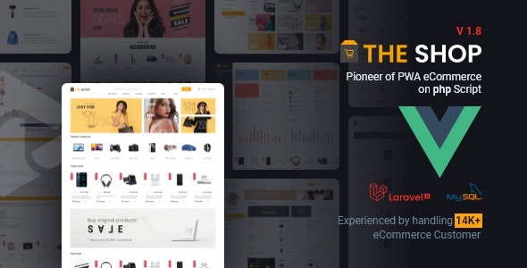 Fixed* The Shop v3.0.1 PWA eCommerce cms [Activated]