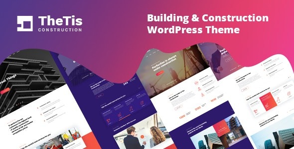 TheTis v1.0.8 Construction & Architecture WordPress Theme