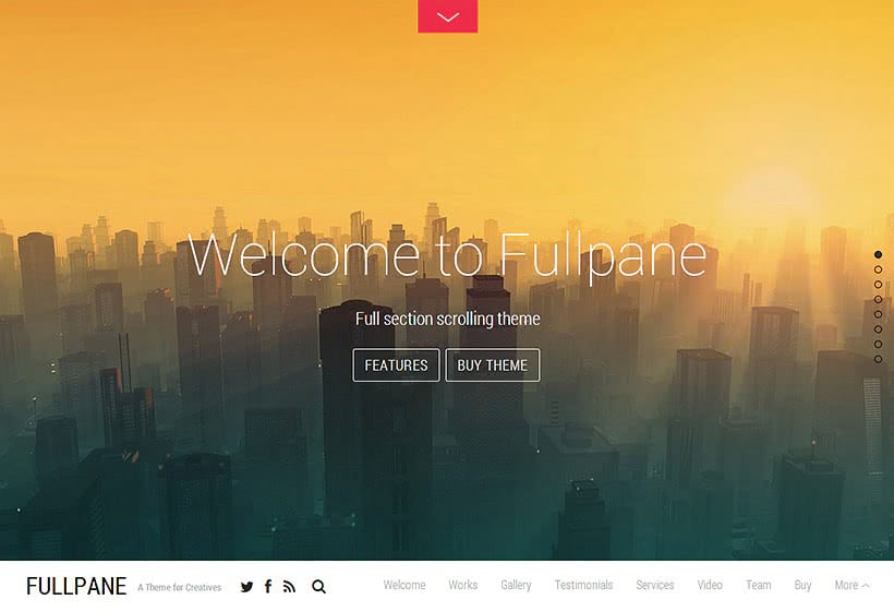 Themify Fullpane WordPress Theme v7.2.2