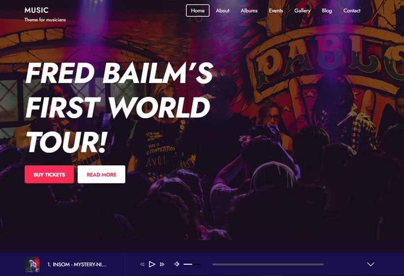 Themify Music WordPress Theme v7.2.2 #