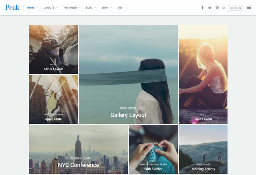 Themify Peak WordPress Theme v7.1.7 #