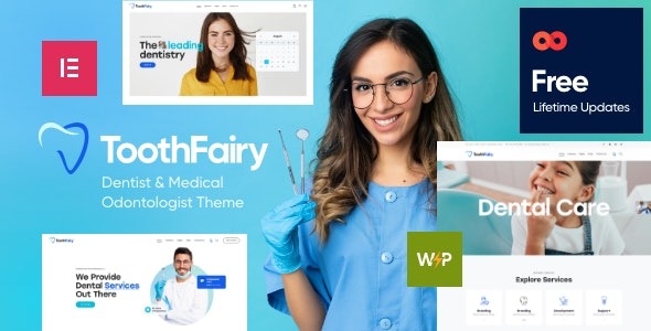 Tooth Fairy v1.0.0 Dentist & Medical Odontologist WordPress Theme