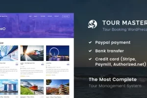Tour Master (v5.3.5) Tour Booking, Travel, Hotel