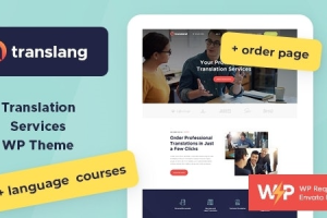 Translang (v1.1.16) Translation Services & Language Courses WordPress Theme