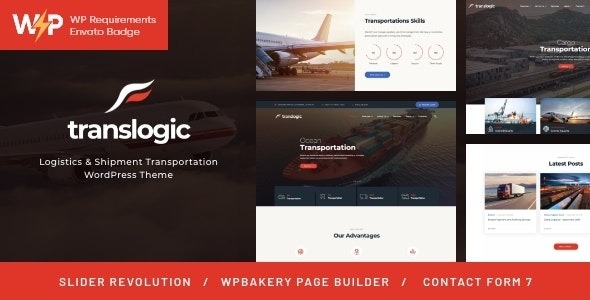 Translogic (v1.2.7) Logistics & Shipment Transportation WordPress Theme