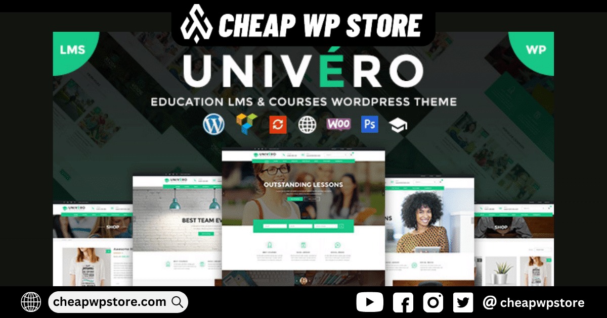 Univero v1.11 Education LMS & Courses WordPress Theme Premium