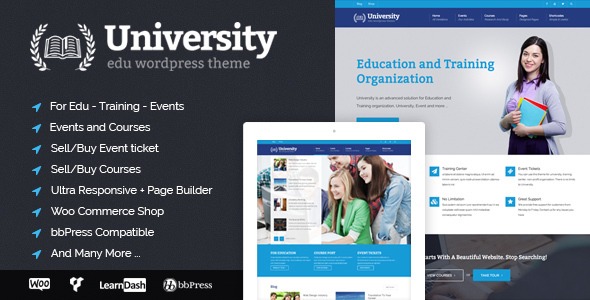 University v2.3.0 Education Responsive WordPress Theme