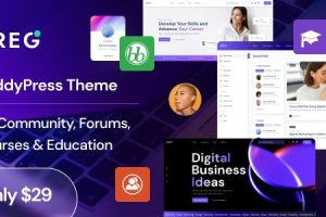 Ureg (v1.1.12) BuddyPress & Community WordPress Theme