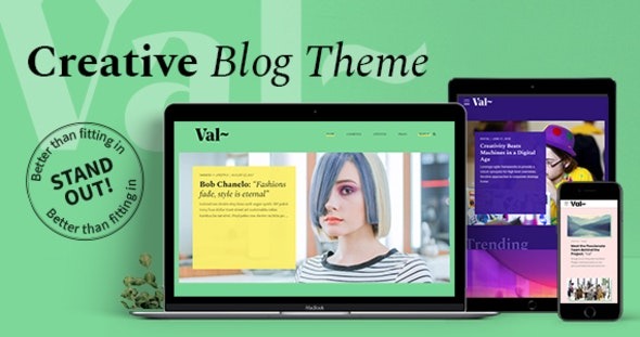 Val (v1.2.0) Creative Blog Theme